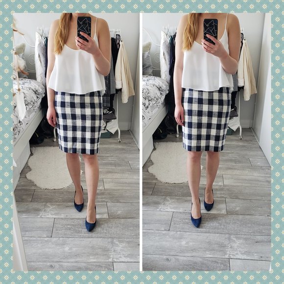 J. Crew Dresses & Skirts - BNWT J. Crew Gingham Pencil Skirt